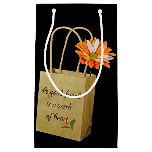 La margarita de la amistad en la bolsa de papel (Anverso)