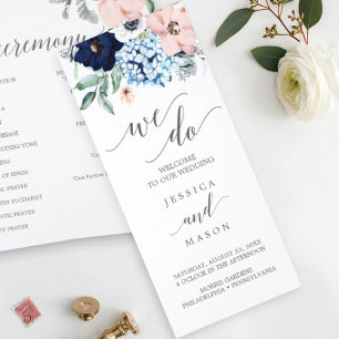 La marina florece el programa de matrimonio tripar