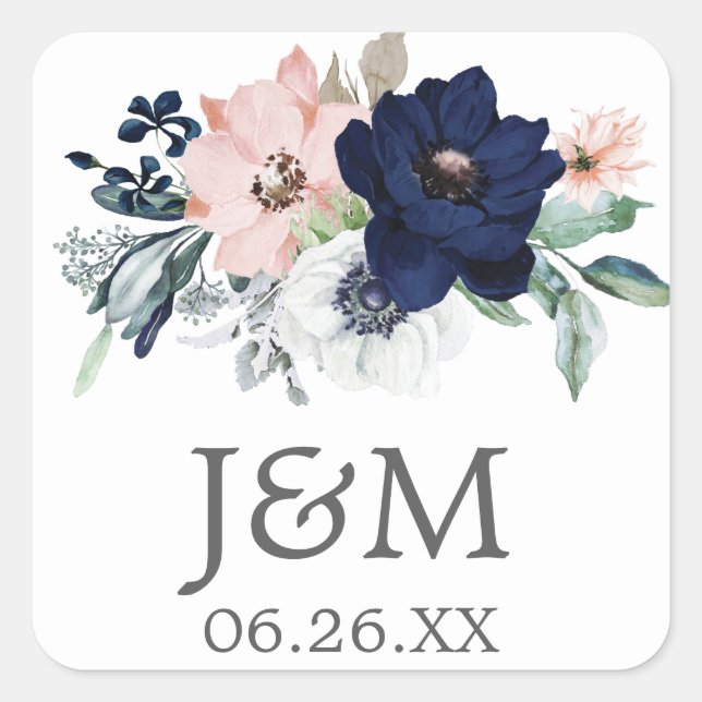 La marina florece Sellos para sobres - favorece a  (Anverso)