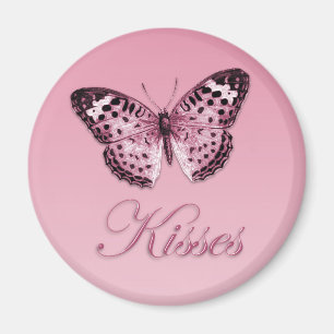 La mariposa besa el imán