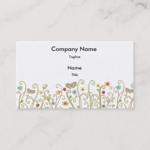 La mariposa Breezes tarjeta de visita