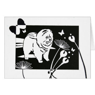 La MARIPOSA COLOCA el papercut del perro chino