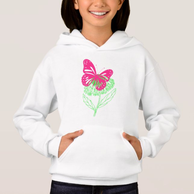 La mariposa en flor (Anverso)
