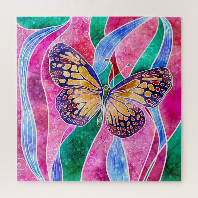 La mariposa florece: un rompecabezas inspirado en  (Vertical)
