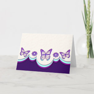 La mariposa soña la tarjeta (el espacio en blanco)
