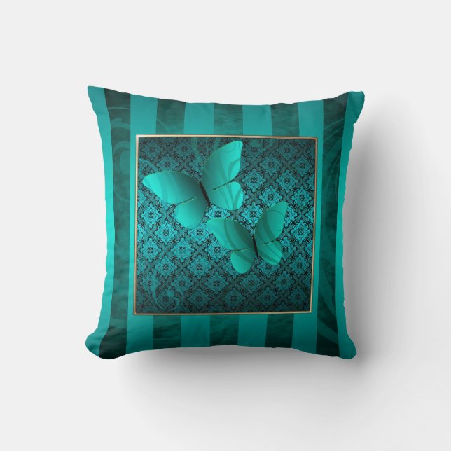 La mariposa verde azulada besa la almohada de la (Anverso)