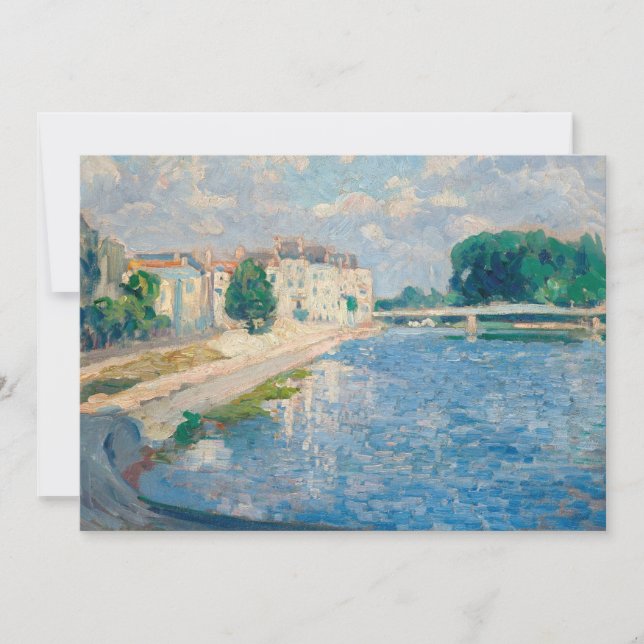 La Marne à Lagny | Henri Lebasque (Anverso)