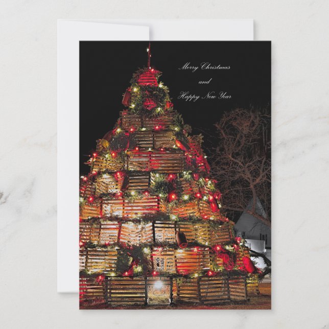 La marsopa de Cabo celebra la tarjeta de Navidades (Anverso)