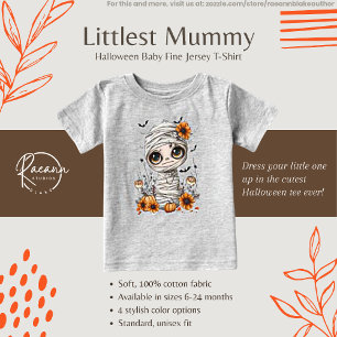 La más pequeña camiseta de Halloween es la momia b