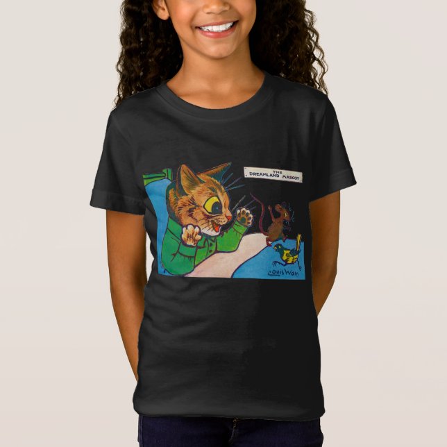 La mascota Dreamland, la camiseta Louis Wain (Anverso)