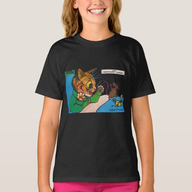 La mascota Dreamland, la camiseta Louis Wain (Anverso)