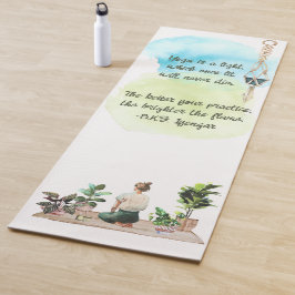 La Mat De Gimnasio Flame acuarela, más brillante