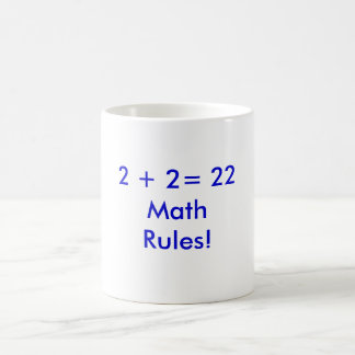 La matemáticas gobierna la taza