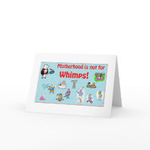 La maternidad no es para la tarjeta de felicitació