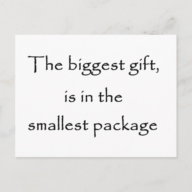 La mayor postal de regalo (Anverso)