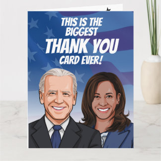 ¡La Mayor Tarjeta De Agradecimiento De Harris!