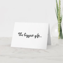 La mayor tarjeta de regalo
