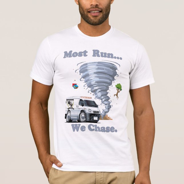 La mayoría corren. Perseguimos la camiseta (Anverso)
