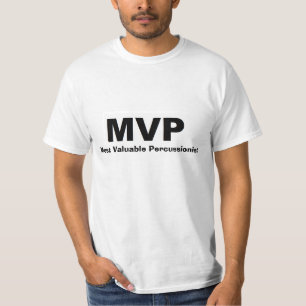 La mayoría de la camisa valiosa del Percussionist