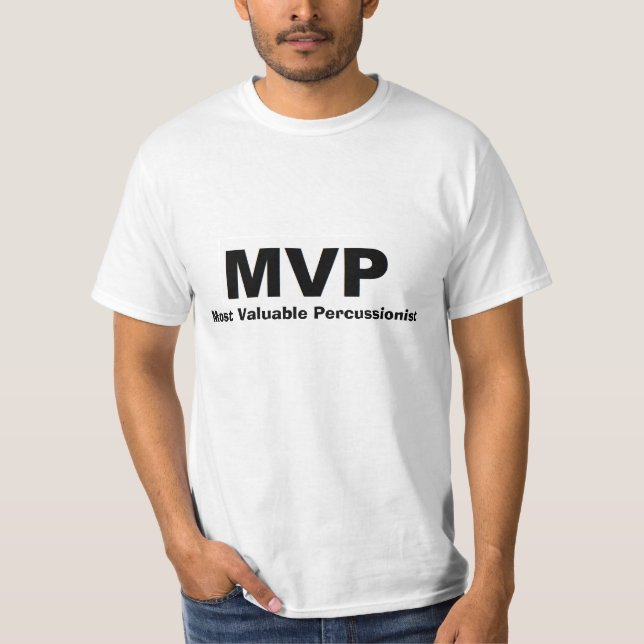 La mayoría de la camisa valiosa del Percussionist (Anverso)