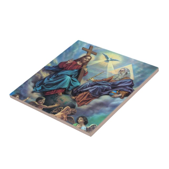 La mayoría de la teja de la trinidad santa (Lado)