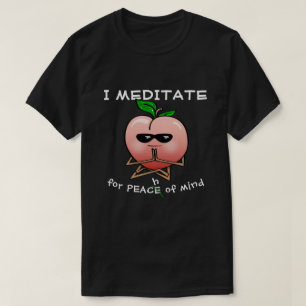 La meditación divertida cita las camisetas de