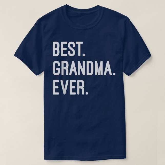 La mejor abuela jamás camiseta (Diseño del anverso)