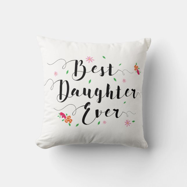 La mejor almohada de la hija nunca (Anverso)