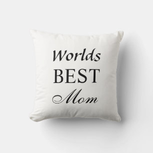 La mejor almohada de mamá del mundo en blanco y ne