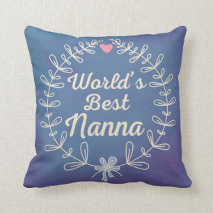 La mejor almohada linda de la guirnalda de Nanna