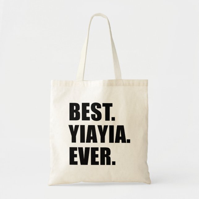 La mejor bolsa de asas de YiaYia nunca (Frente)