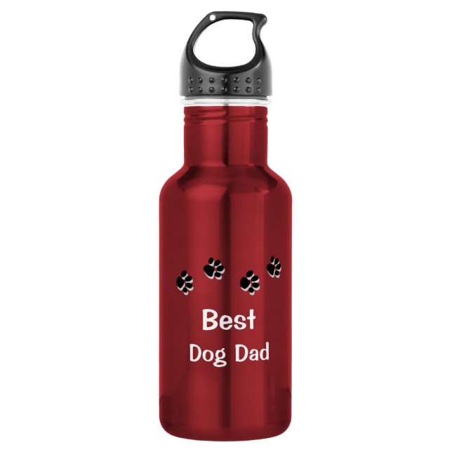 La mejor botella de agua del papá del perro (Anverso)