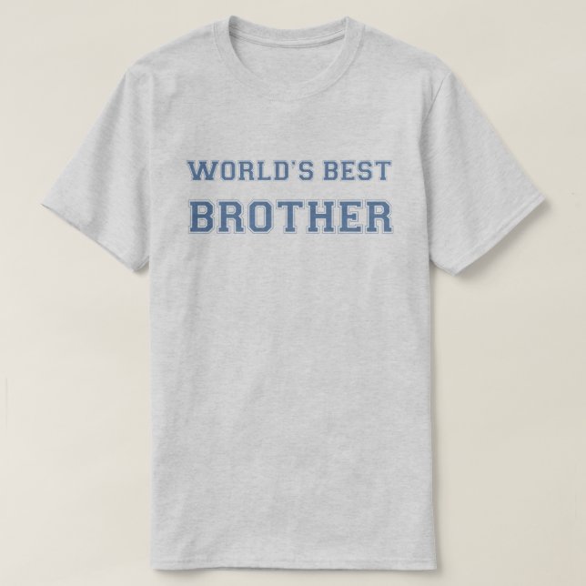 La mejor camisa de Brother del mundo (Diseño del anverso)