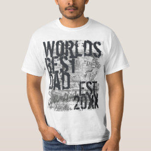 La mejor camiseta 2014 del texto de Graffitti del