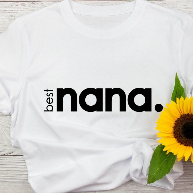 La mejor camiseta básica de Nana Basic Woman (Subido por el creador)