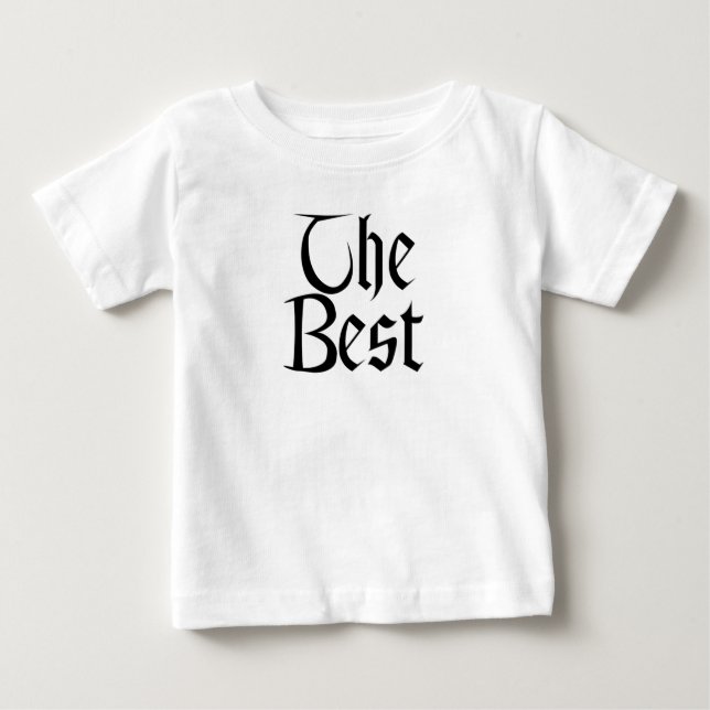 La mejor camiseta blanca para bebés (Anverso)