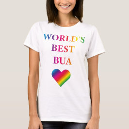 LA MEJOR Camiseta BUA RAINBOW HEART 