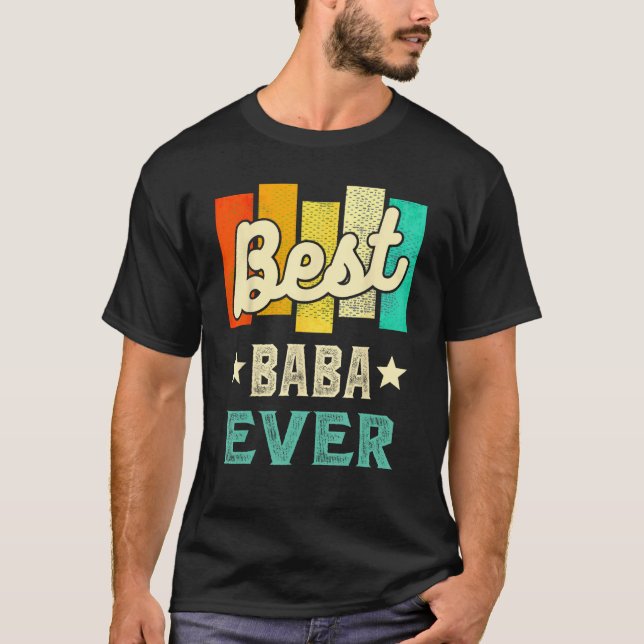 La mejor camiseta de Baba de la vieja Baba (Anverso)