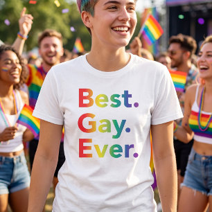 La Mejor Camiseta de Bandera de Arcoíris del Orgul