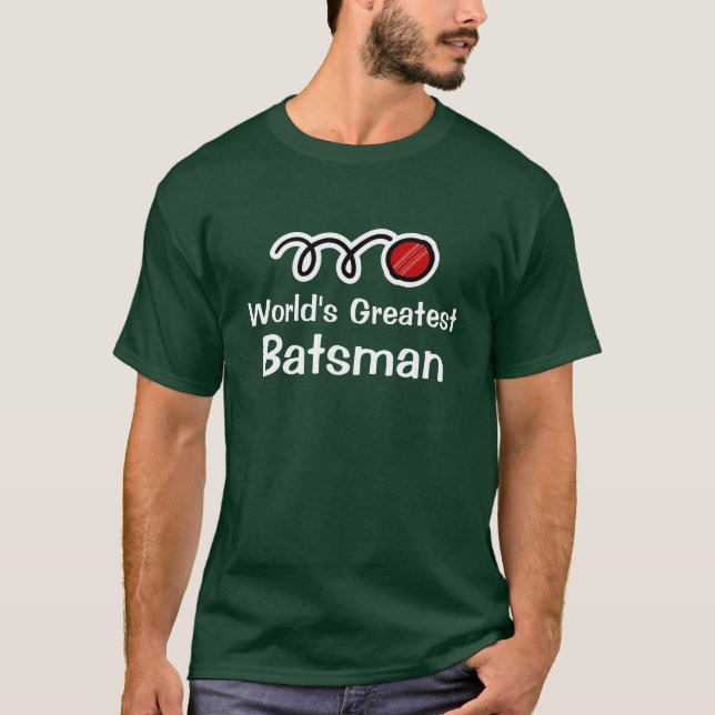 La mejor camiseta de bateador de críquet del mundo (Anverso)
