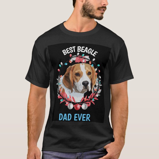 La mejor camiseta de Beagle Dad (Anverso)