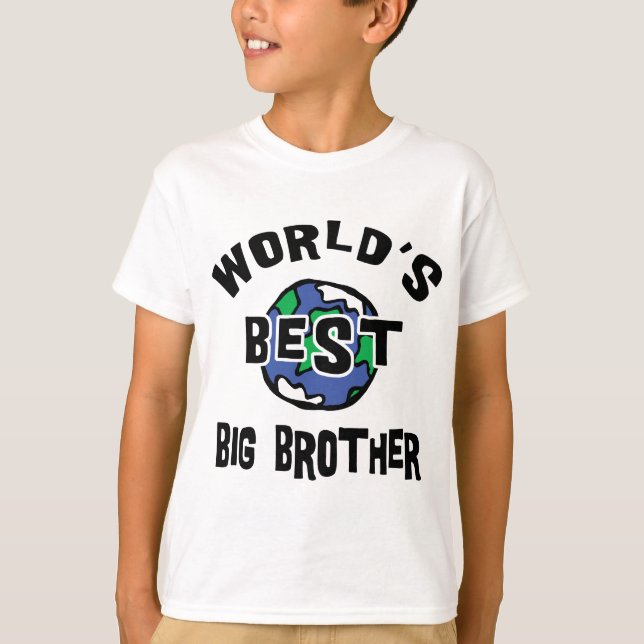 La mejor camiseta de hermano mayor del mundo (Anverso)
