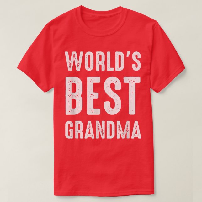 La mejor camiseta de la abuela del mundo (Diseño del anverso)