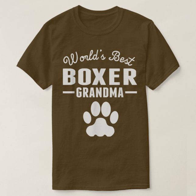 La mejor camiseta de la abuela del mundo boxeador (Diseño del anverso)