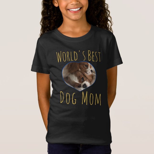 La mejor camiseta de mamá de perro del mundo infan (Anverso)