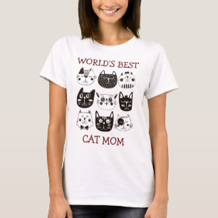 La mejor camiseta de mamá del gato del mundo