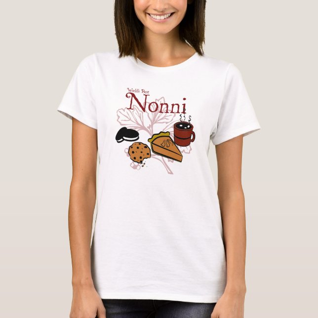 La mejor camiseta de manga larga de Nonni del mund (Anverso)