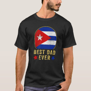 La Mejor Camiseta De Papá Cubano De Hombre País Ba