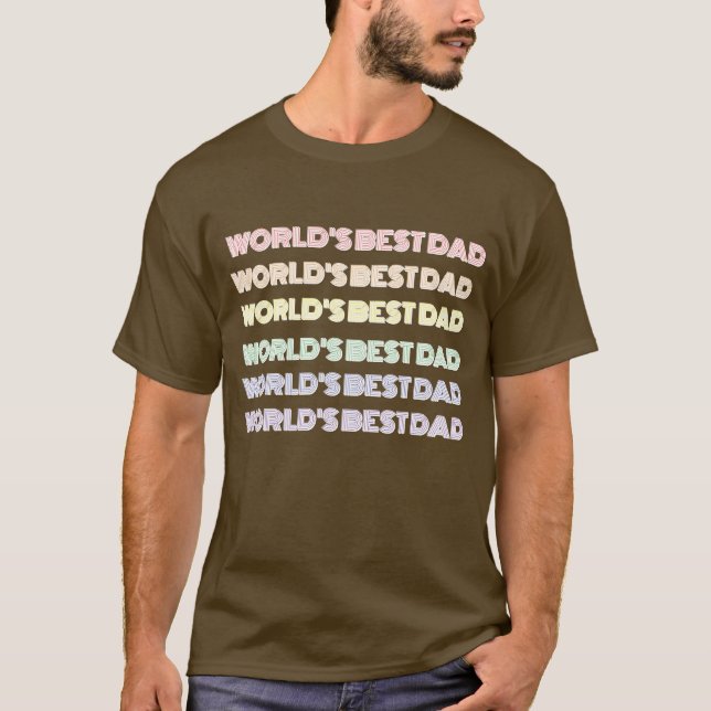 La mejor camiseta de papá del mundo (Anverso)