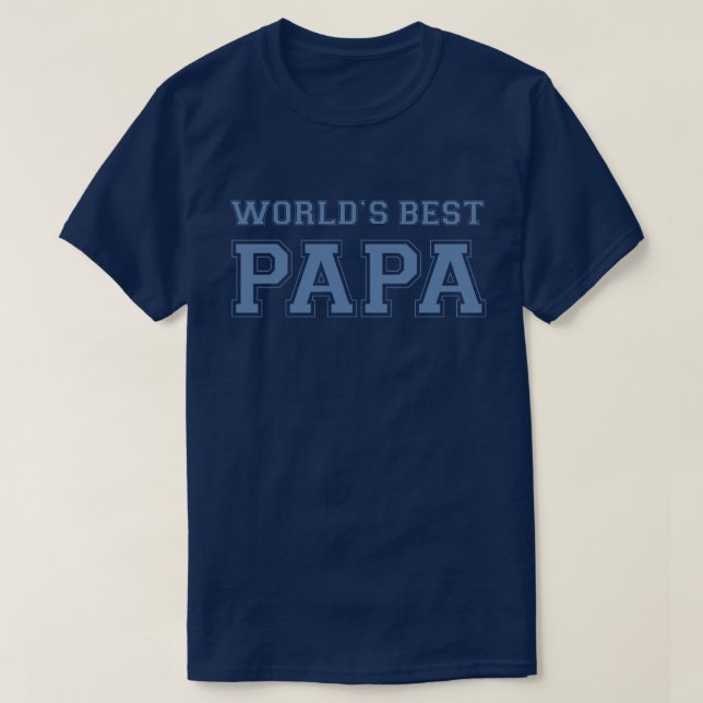 La mejor camiseta de papá del mundo (Diseño del anverso)